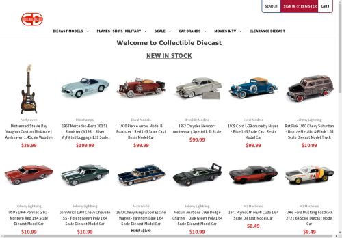 collectablediecastmodelcars.com capture - 2024-08-15 19:15:59