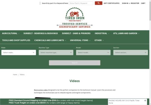 tiredironvideos.com capture - 2024-08-16 13:26:48