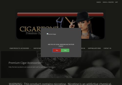 cigartoyz.com capture - 2024-08-16 14:53:07