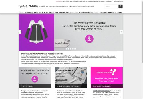 specialtysportswearpatterns.com capture - 2024-08-16 16:27:00