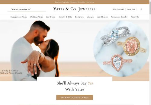 yatesandcojewelers.com capture - 2024-08-16 21:16:54