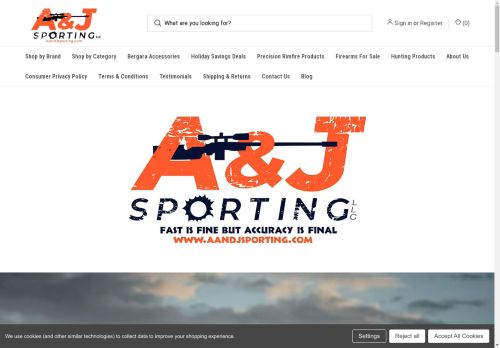 aandjsportinggoods.com capture - 2024-08-17 06:50:56