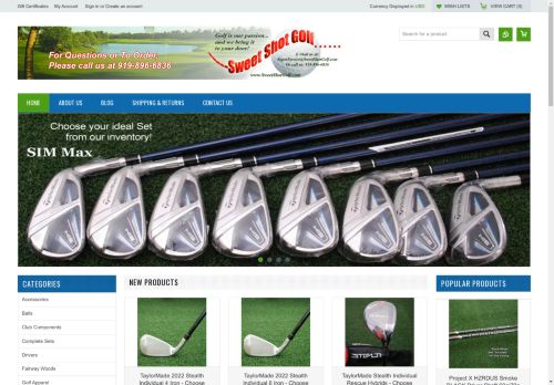 niceshotgolfshop.com capture - 2024-08-17 11:01:49