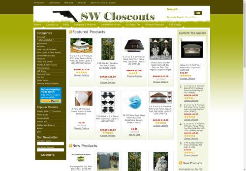 swcloseout.com capture - 2024-08-19 01:04:04