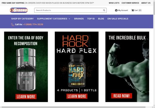 strongsupplementsshop.com capture - 2024-08-19 02:31:07