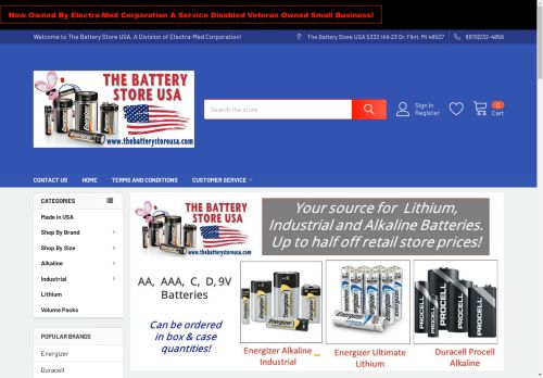 thebatterystoreusa.com capture - 2024-08-19 03:41:46