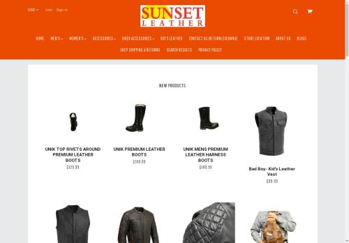 sunsetleatheronline.com capture - 2024-08-19 05:00:08