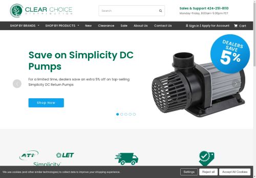 clearchoicedistribution.com capture - 2024-08-19 19:47:27