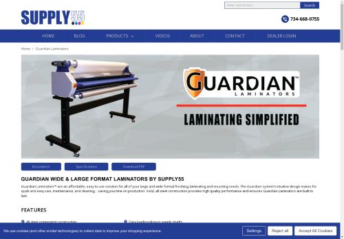 guardianlaminators.com capture - 2024-08-20 22:06:50