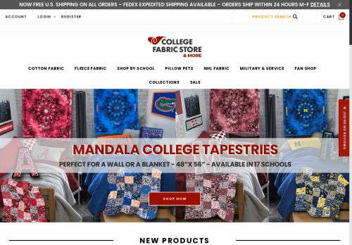 collegefabricstores.com capture - 2024-08-23 17:08:16