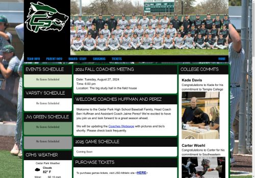 cphswolvesbaseball.com capture - 2024-08-23 21:05:41