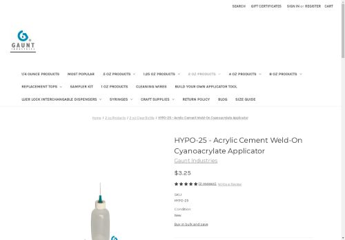 cyanoacrylateapplicator.com capture - 2024-08-23 23:40:16