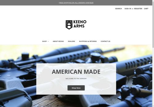 keenoarms.com capture - 2024-08-24 10:11:55