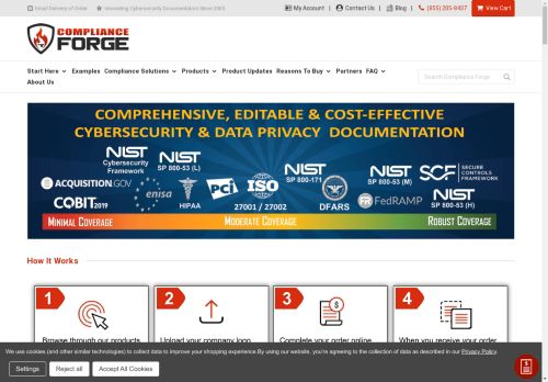 complianceforge.com capture - 2024-08-24 12:58:55
