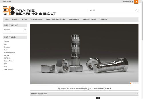 prairiebearingshop.com capture - 2024-08-25 16:36:43