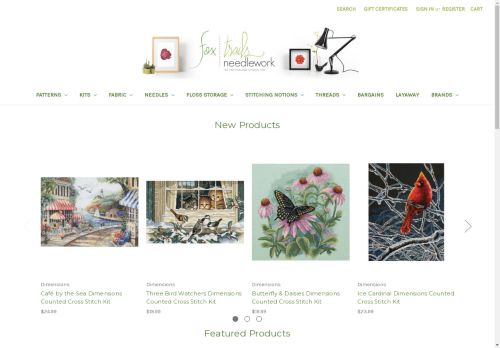 foxtrailsneedlework.com capture - 2024-08-25 19:40:50