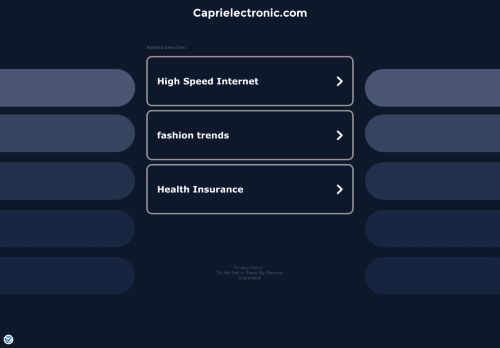 caprielectronic.com capture - 2024-08-26 02:39:26