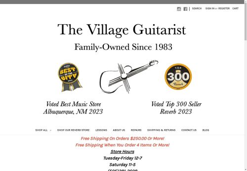 thevillageguitarist.com capture - 2024-08-26 02:50:35