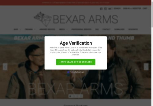 bexararmsusa.com capture - 2024-08-26 04:45:25