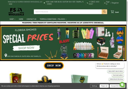 floridasmokesws.com capture - 2024-08-26 04:55:15