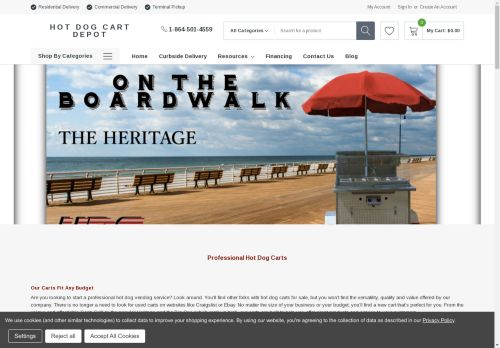 hotdogcartdepot.com capture - 2024-08-26 06:09:52