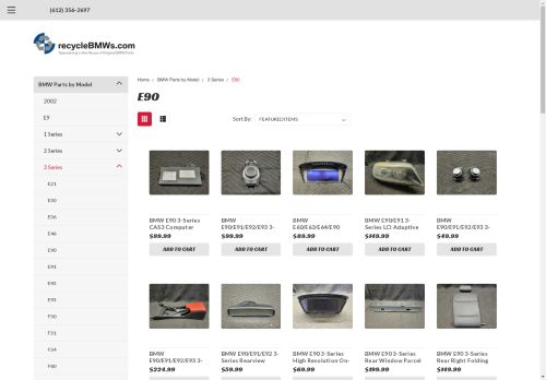 bmwe90parts.com capture - 2024-08-26 07:46:02