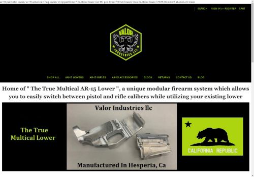 valorindustriesfirearms.com capture - 2024-08-26 07:57:17