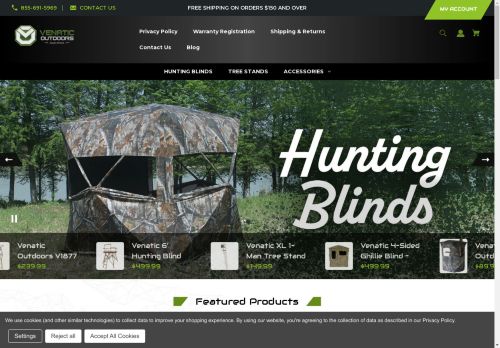 venaticoutdoors.com capture - 2024-08-26 10:35:28