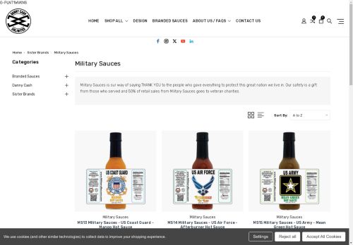 militarysauces.com capture - 2024-08-26 11:21:21