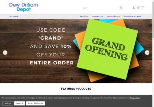 dewdreamdepot.com capture - 2024-08-26 11:42:53