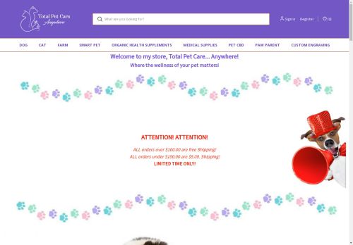 totalpetcareanywhere.com capture - 2024-08-26 12:04:42