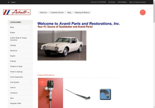 avantiparts.info capture - 2024-08-26 14:34:08