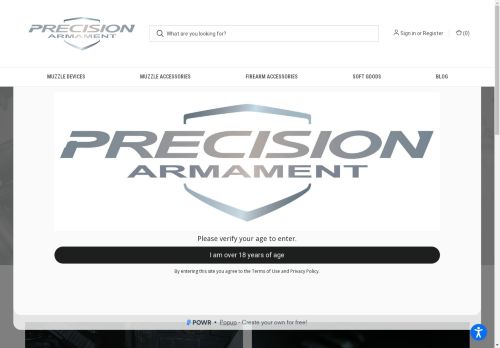 precisionordnance.info capture - 2024-08-26 15:29:22