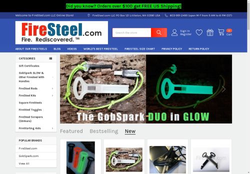 firesteels.net capture - 2024-08-26 16:45:33