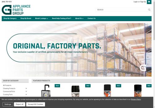 appliancepartsonline.net capture - 2024-08-26 17:24:58