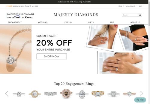 majestydiamonds.net capture - 2024-08-26 18:30:02