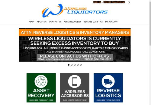 wirelessliquidators.net capture - 2024-08-26 21:07:22