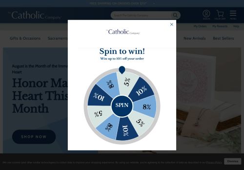 catholiccompanycouponcode.org capture - 2024-08-27 00:49:41
