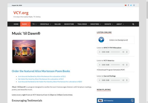 musictildawn.org capture - 2024-08-27 01:26:23