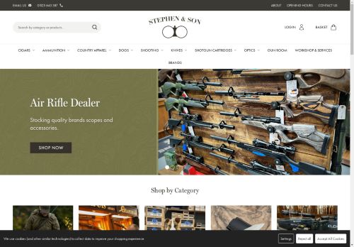 stephenandson-gunmakers.co.uk capture - 2024-08-27 03:23:44