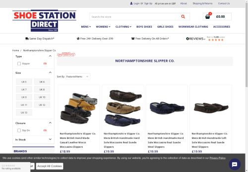 northamptonshireslippercompany.co.uk capture - 2024-08-27 05:02:28