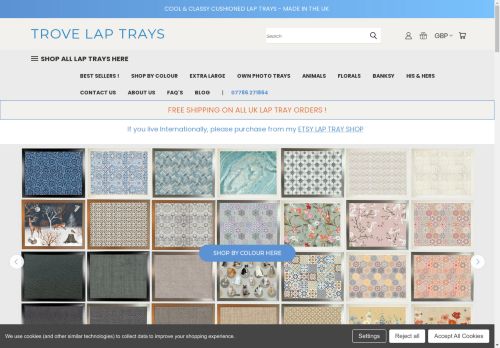 trovetrays.co.uk capture - 2024-08-27 05:10:22