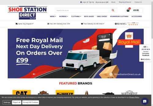 shoestoredirect.co.uk capture - 2024-08-27 05:38:46