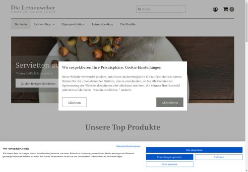 leinenmanufaktur.com capture - 2024-08-27 06:53:42