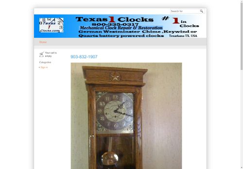 texas1clocks.com capture - 2024-08-27 06:57:24