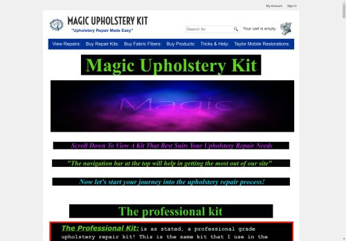 magicupholsterykit.com capture - 2024-08-27 07:28:03