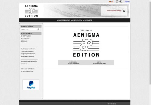 aenigma-edition.com capture - 2024-08-27 08:47:14