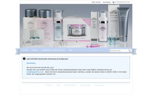 ladyesther-shop.com capture - 2024-08-27 09:02:27