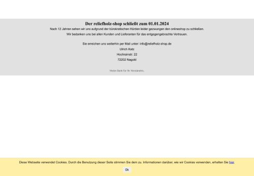 reliefholz-shop.com capture - 2024-08-27 09:36:40