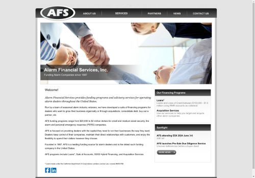 alarmfunding.com capture - 2024-08-27 10:28:48